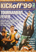 Kick Off '99 magazine, Number 6, October 1998 – official magazine of Rugby World Cup 1999 Wales: Tournament Fever, qualifying rounds, Fiji, Samoa, Tonga, Namibia, Morocco, Rugby for Africa
