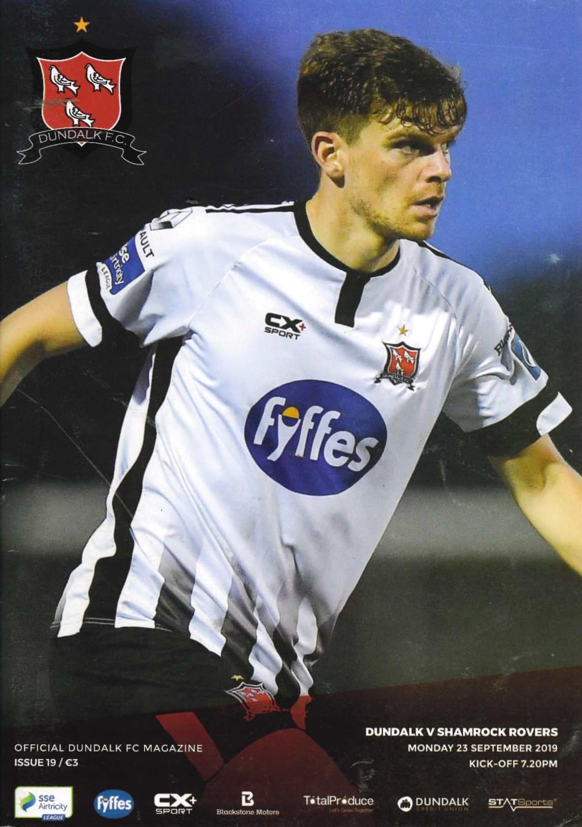Dundalk FC Magazine Issue 19: Dundalk v Shamrock Rovers, 23 September 2019 matchday programme — SSE Airtricity Premier Division at Oriel Park; the night the title was in reach