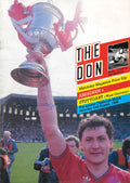Aberdeen FC 'The Don', Season 1986/87: Aberdeen v Stuttgart, 2 August 1986 matchday programme — Pre-season challenge; Alex Ferguson, Archie Knox returns, Jim Bett, Chris Anderson obituary