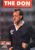 Aberdeen FC 'The Don', Season 1988/89: Aberdeen v Hibernian, 7 January 1989 matchday programme — B&Q League; Alex Smith, Willie Miller, Alex McLeish, Jim Bett, Craig Robertson