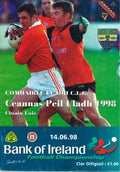 GAA Ulster Senior Football Championship matchday programme 1998: Armagh vs Down, St Tiernach's Park, Clones, 14 June 1998