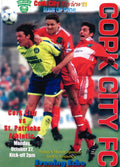 Cork City Review 'League Cup Special': Cork City v St Patrick's Athletic, 23 October 1998 matchday programme — League Cup semi-final at Turner's Cross; Dave Barry argues for floodlights