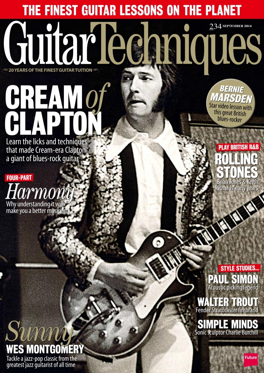 Guitar Techniques magazine 234, September 2014: Cream of Clapton; Rolling Stones