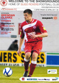 Sligo Rovers FC No. 6: Sligo Rovers v Bohemian FC, 22 April 2011 matchday programme — Airtricity League Premier Division at the Showgrounds; Paul Cook, Brendan Clarke cover