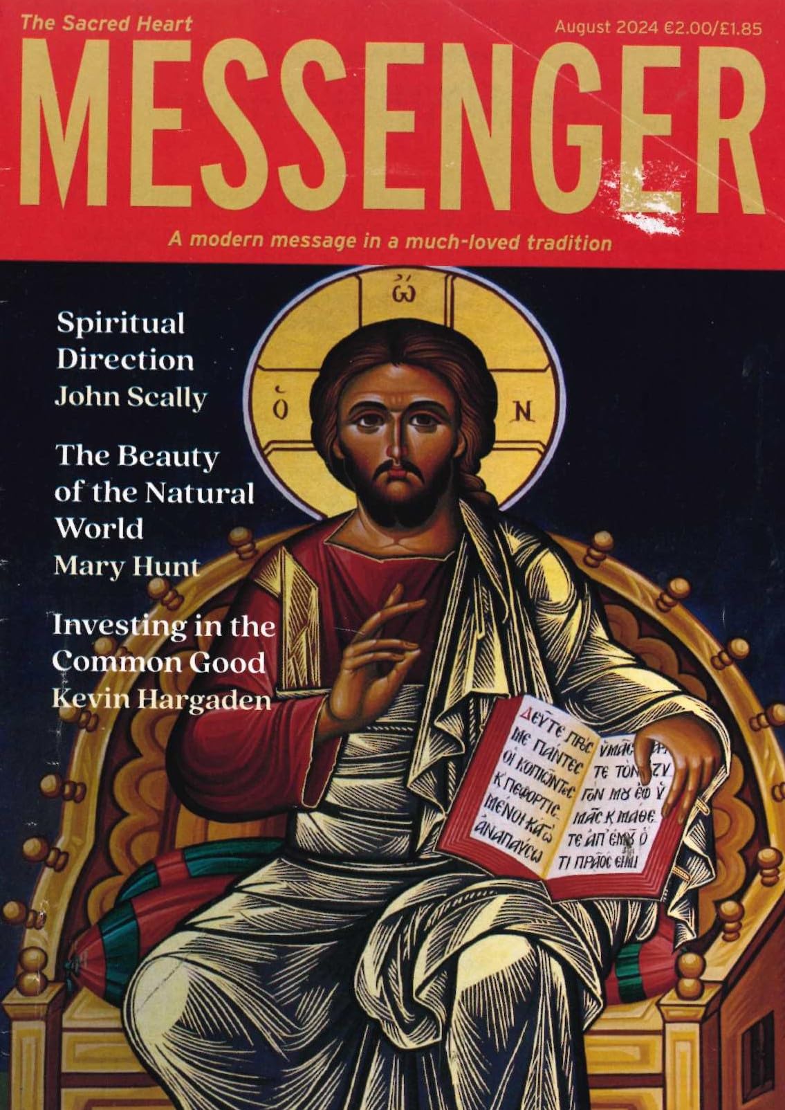 The Sacred Heart Messenger, August 2024 - front cover