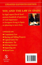 Load image into Gallery viewer, You and the Law in Spain: The Complete Up-to-date Readable Guide to Spanish Law for Foreigners