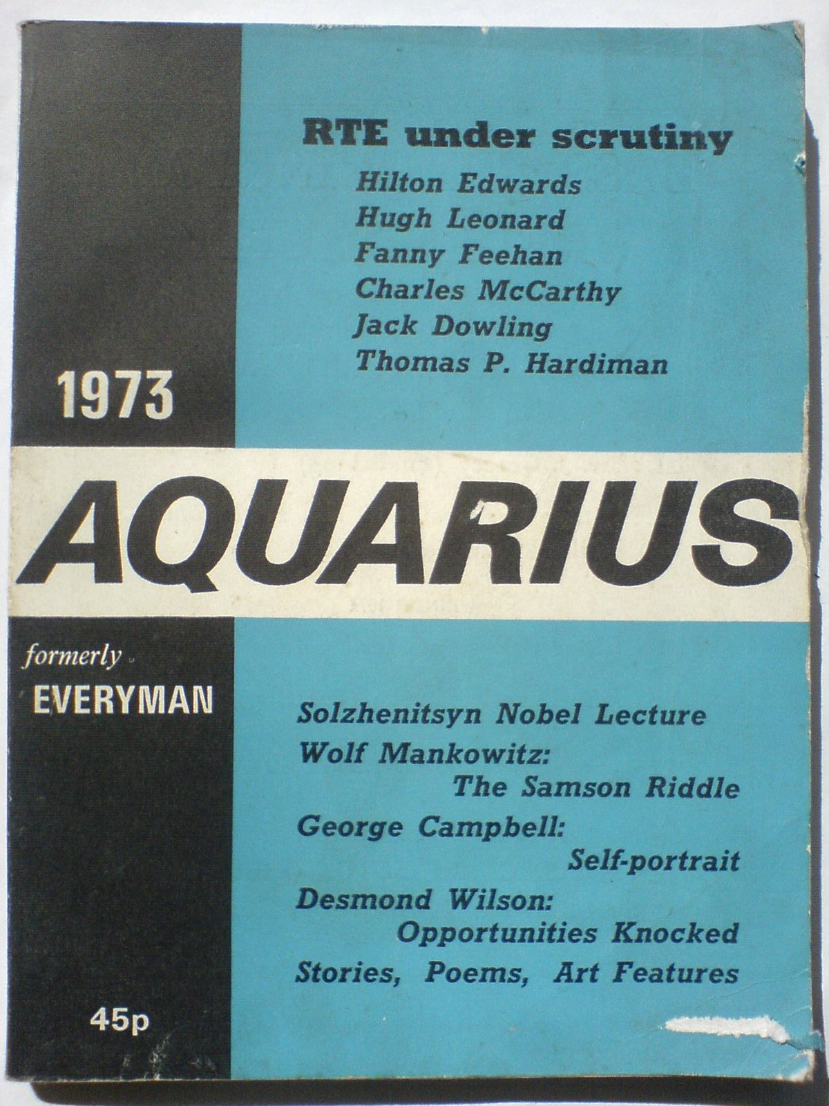 Aquarius (formerly Everyman): RTE Under Scrutiny
