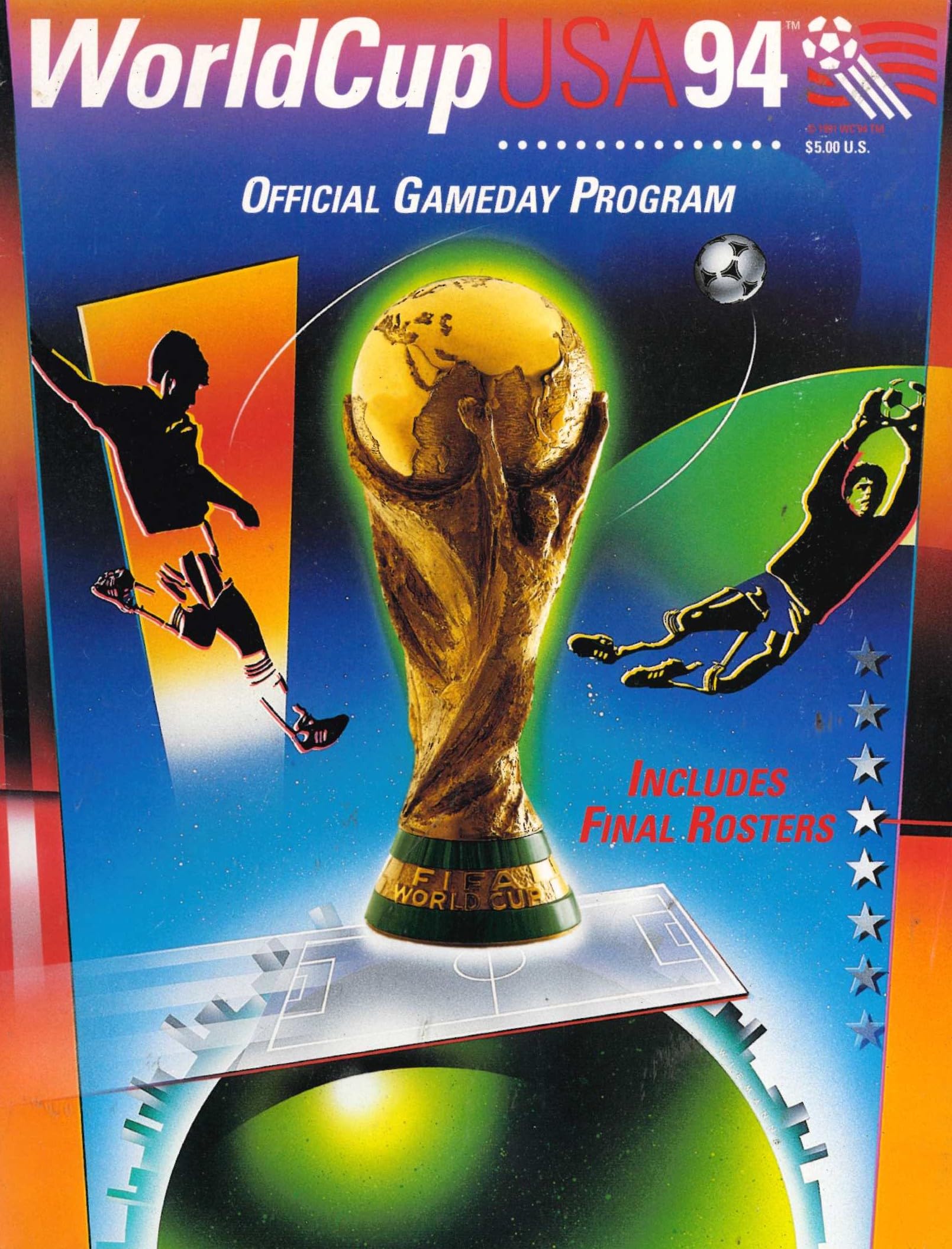 World Cup USA 94 Official Gameday Program,