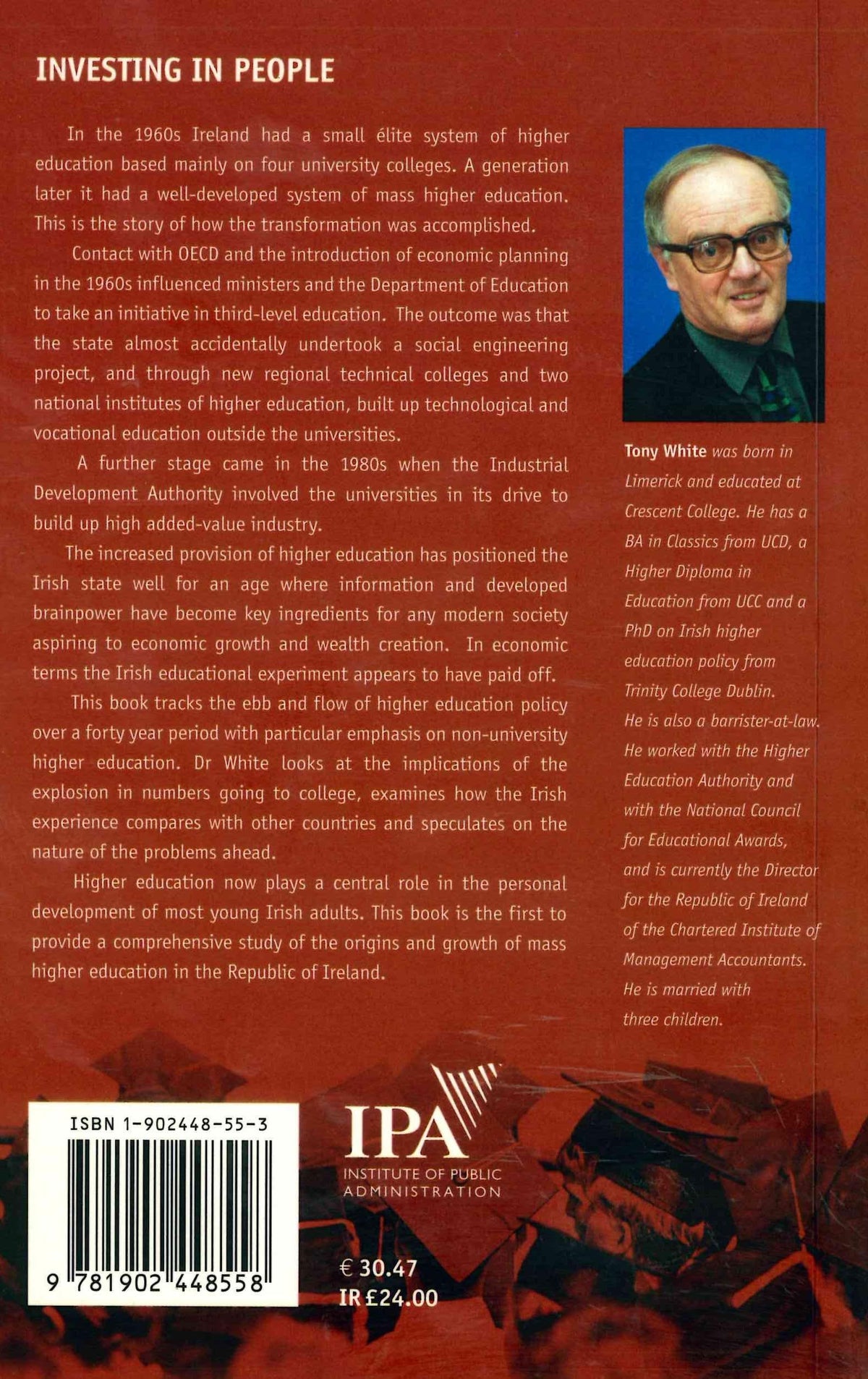 Investing in People: Higher Education in Ireland 1960-2000