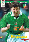 Republic of Ireland v FYR Macedonia matchday programme, 9 June 1999, Lansdowne Road, Dublin - Euro 2000 Group 8 Qualifier