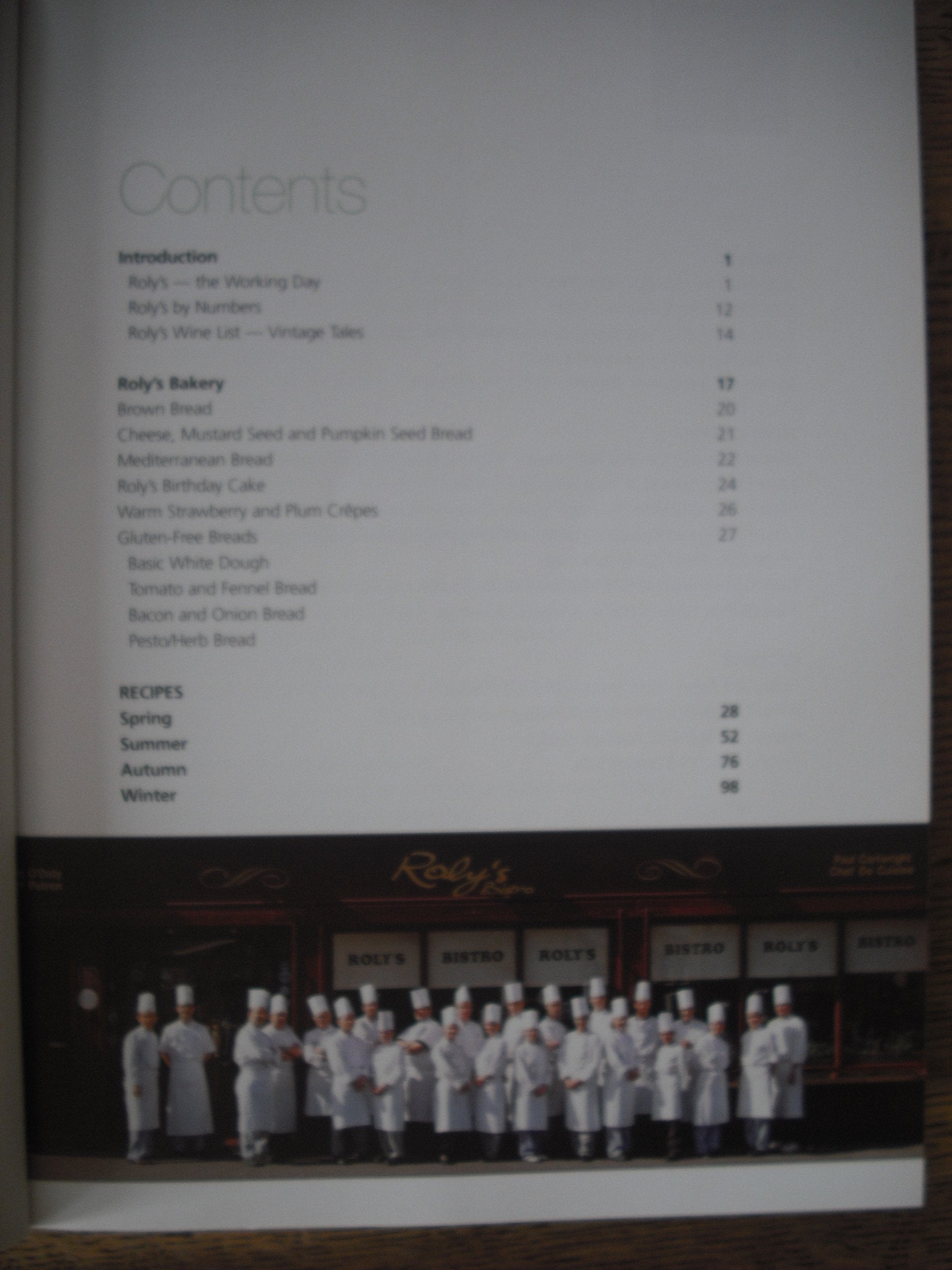 Roly's Bistro: The Restaurant and its Food