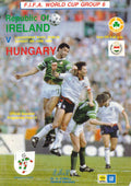 Republic of Ireland v Hungary matchday programme, 4 June 1989, Lansdowne Road, Dublin -Italia '90 World Cup Group 6 Qualifier