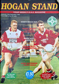Hogan Stand GAA Magazine, 17 September 1993, Vol 3 No 37 (123): All-Ireland football final special, Derry v Cork 1993 – 96 pages; Joe Brolly, Mickey Moran, Niall Cahalane, Danny Culloty