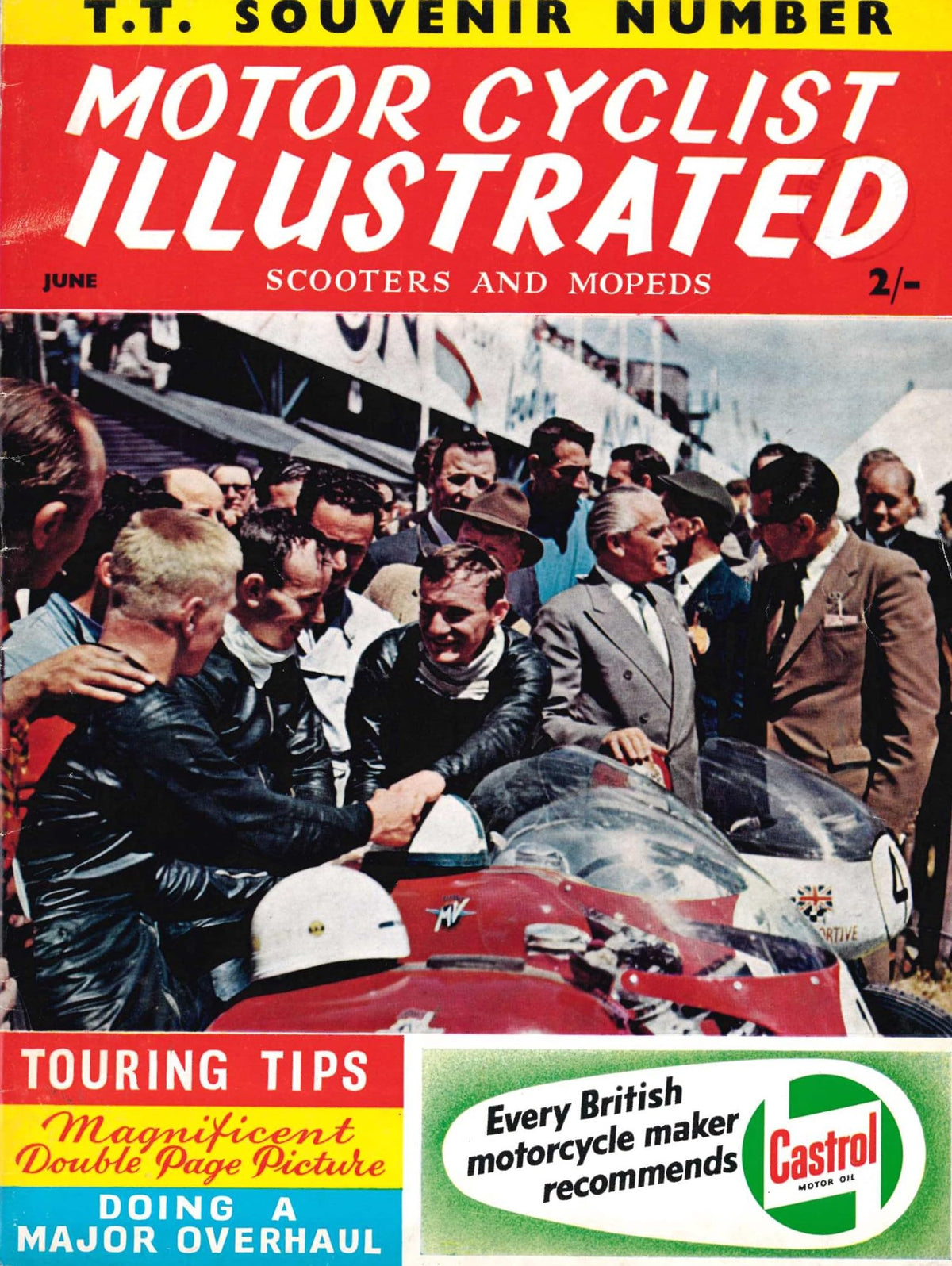 Motor Cyclist Illustrated magazine (incl Scooters and Mopeds) - June 1961 - TT Souvenir Number