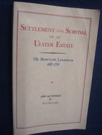 Settlement and Survival on an Ulster Estate: The Brownlow Leasebook 1667-1711