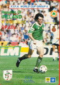 Republic of Ireland v Spain matchday programme, 26 April 1989, Lansdowne Road, Dublin - International Friendly