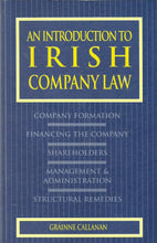 Load image into Gallery viewer, An Introduction to Irish Company Law