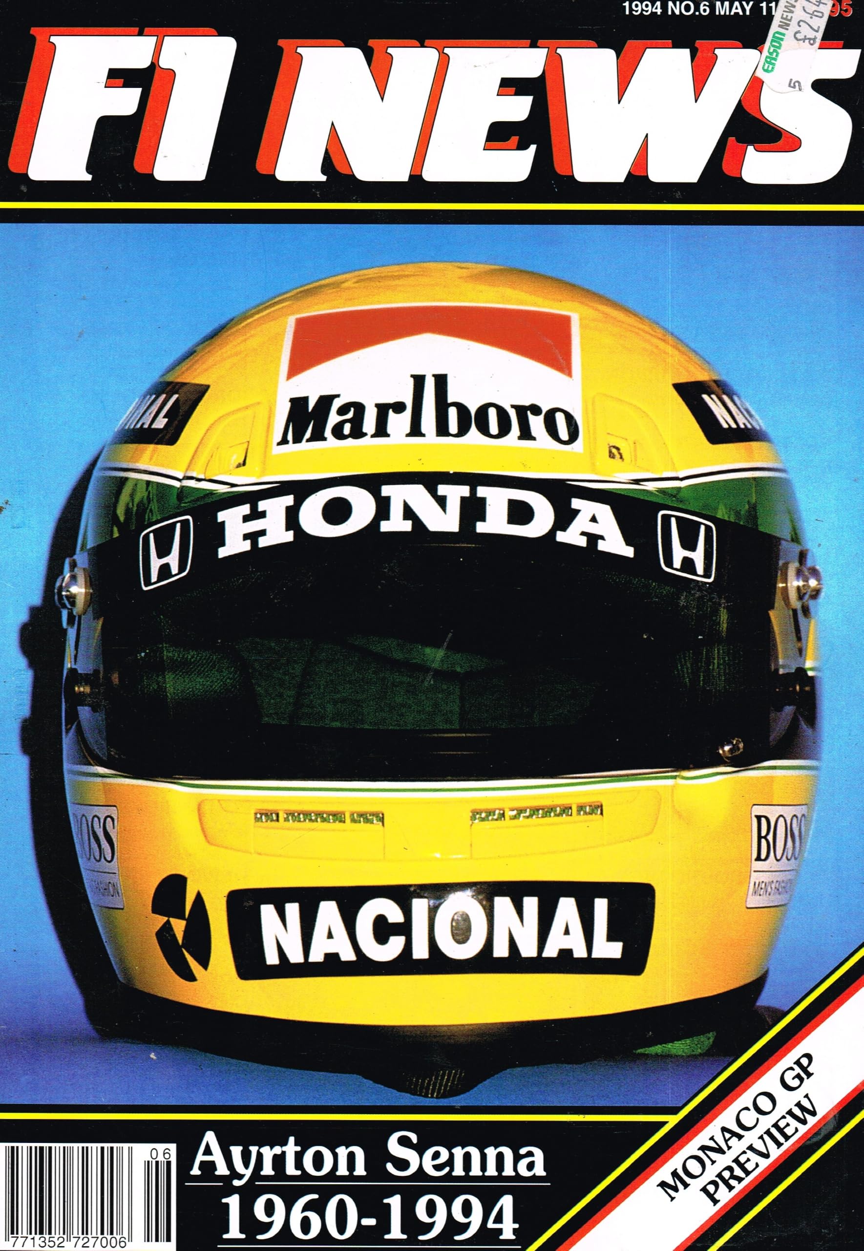 F1 News Magazine - 1994, No 6, May 11: Ayrton Senna 1960-1994