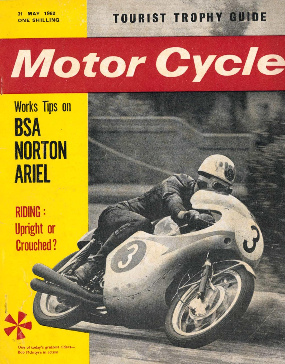 Motor Cycle magazine, 31 May 1962: Tourist Trophy Guide, Works Tips on BSA Norton Ariel (Vol 108, No 3077)