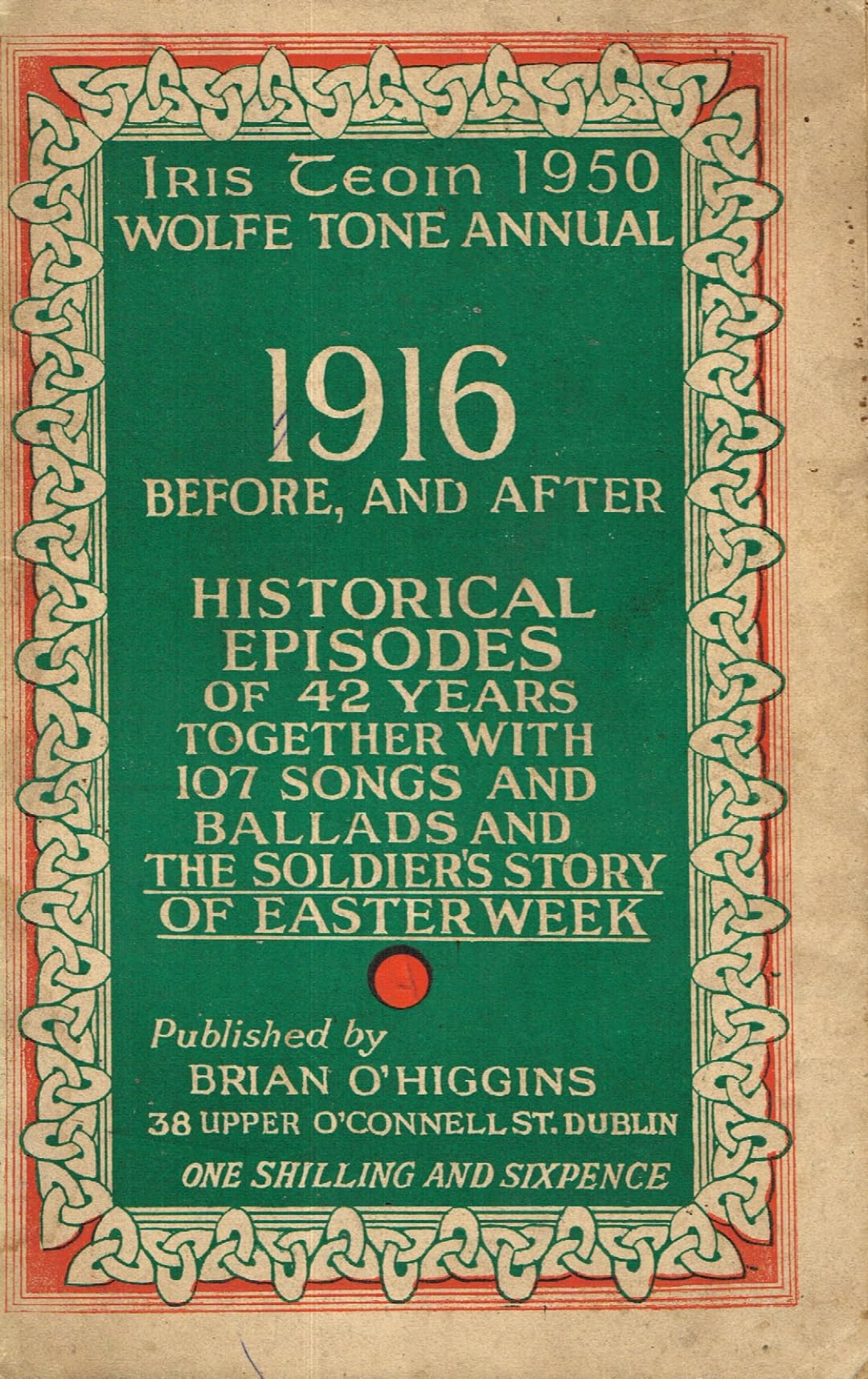 Wolfe Tone Annual 1950 (Iris Teoin 1950) -1916 Before and After