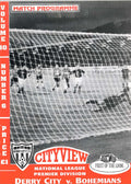 Derry City FC 'Cityview', Vol 10 No 6: Derry City v Bohemians, 2 October 1994 matchday programme — National League Premier Division at the Brandywell