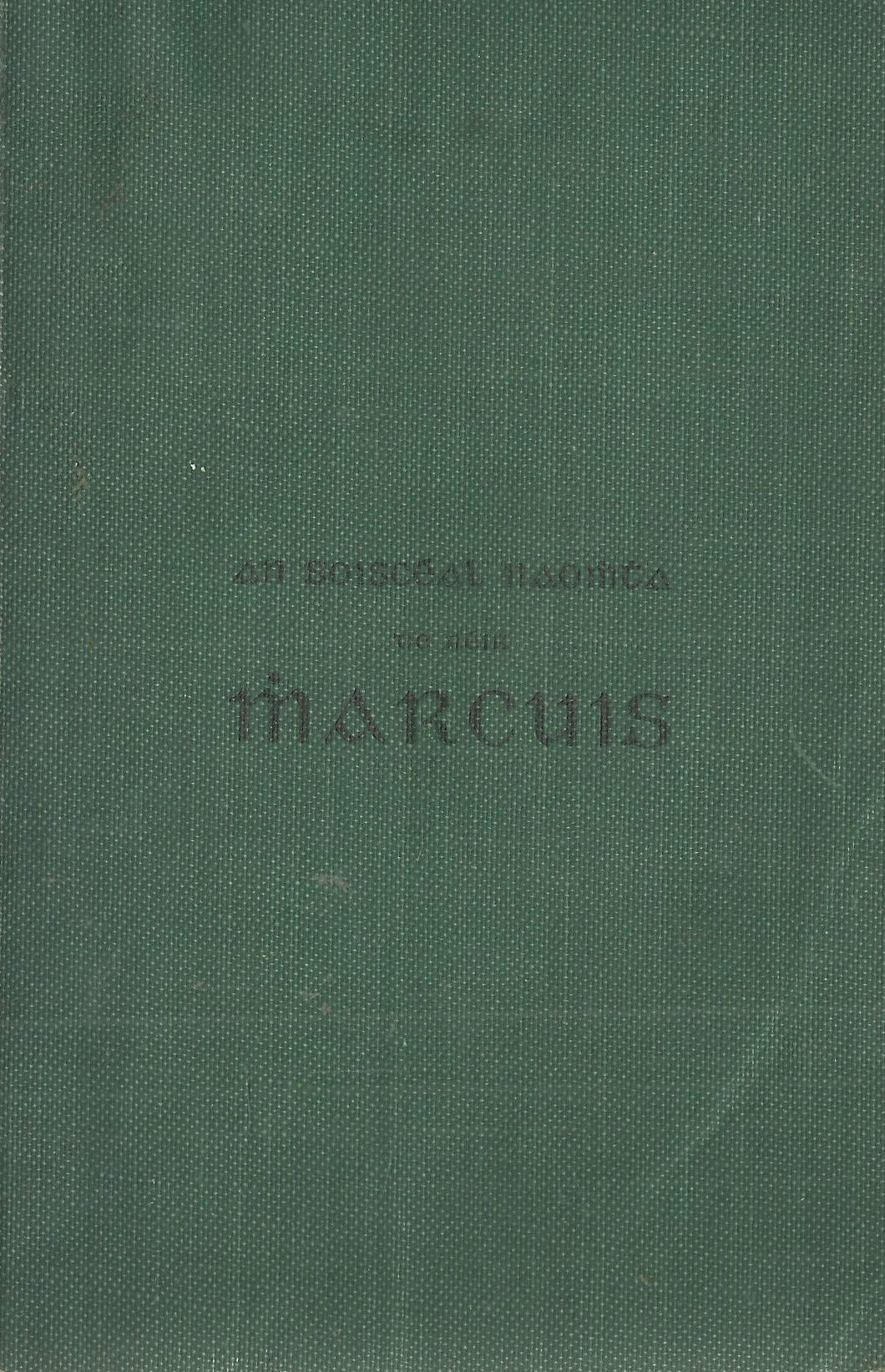 An Soiscéal Naomhtha de réir Mharcuis