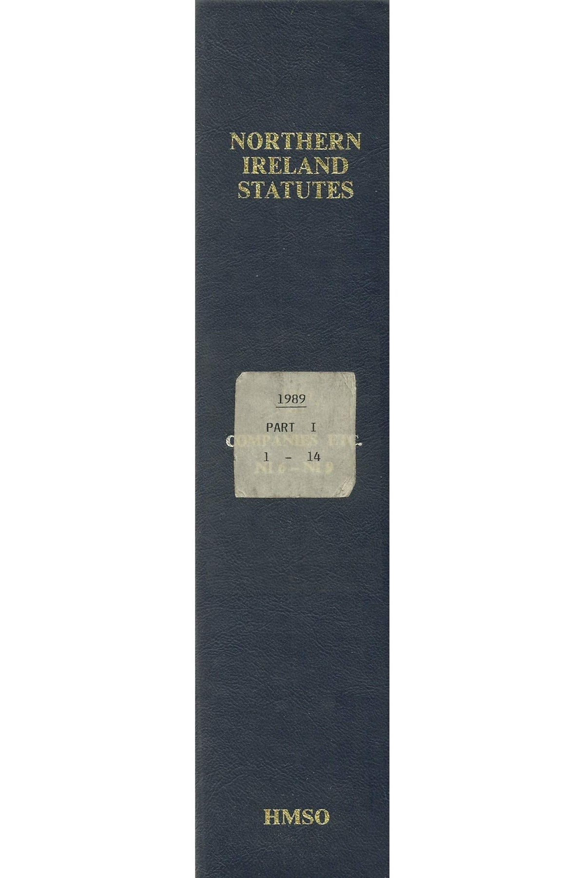 Northern Ireland Statutes 1989, Part 1 - 1-14