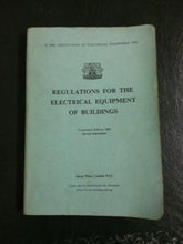 Load image into Gallery viewer, ASEE illustrated guide to the IEE regulations for the electrical equipment of buildings (fourteenth edition 1966)