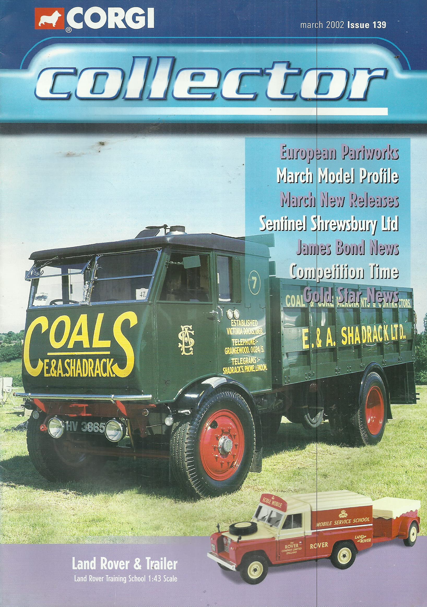 Corgi Collector magazine - Issue 139, March 2002
