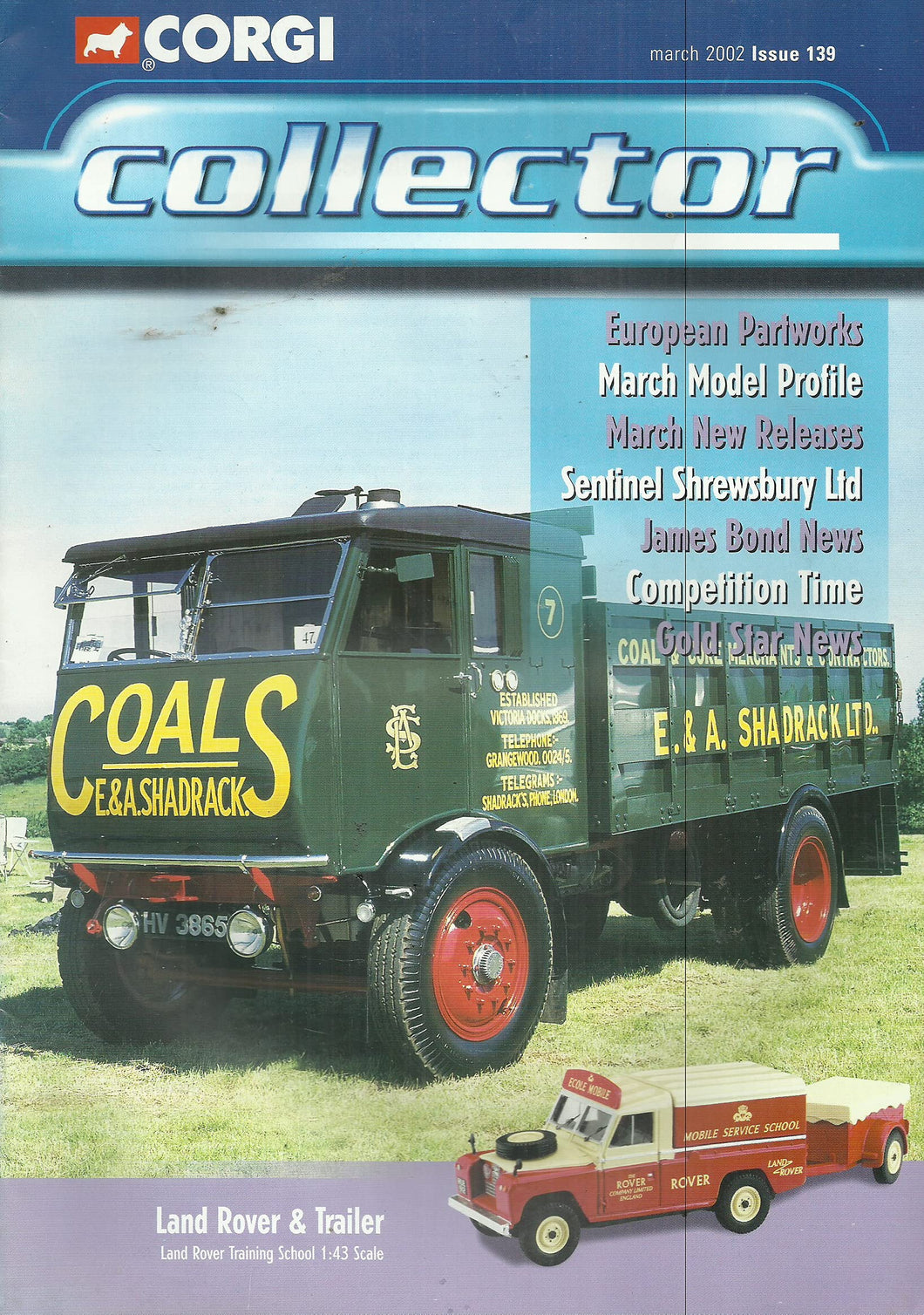 Corgi Collector magazine - Issue 139, March 2002