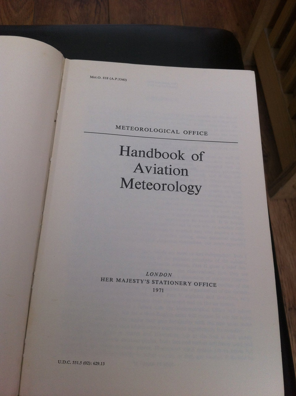 Handbook of Aviation Meteorology