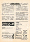 Motor Cyclist Illustrated magazine - October 1966