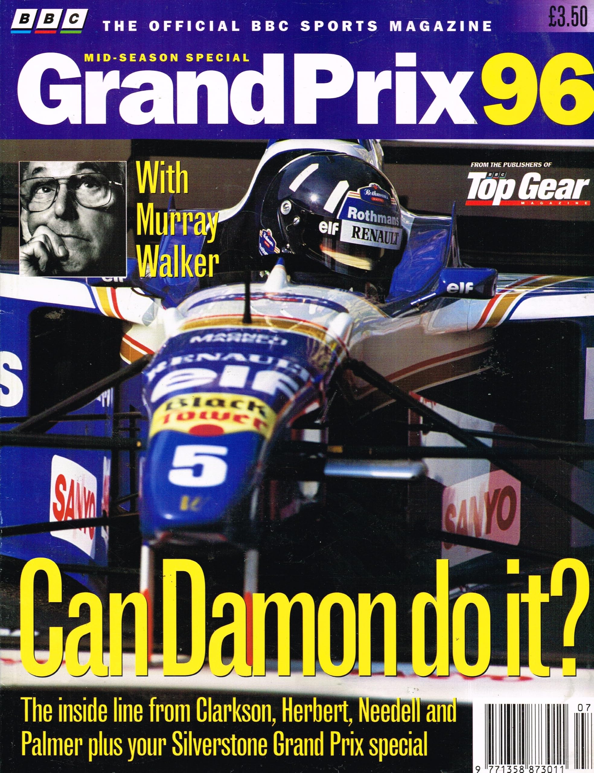Grand Prix 96: The Official BBC Sports Magazine - Mid-Season Special including BTCC Magazine
