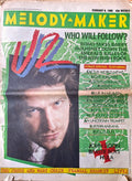 Melody Maker, 8 February 1986: U2 – Who Will Follow? Bono and the new Irish rock special – Cactus World News, Hothouse Flowers, That Petrol Emotion; John Lydon, Beastie Boys