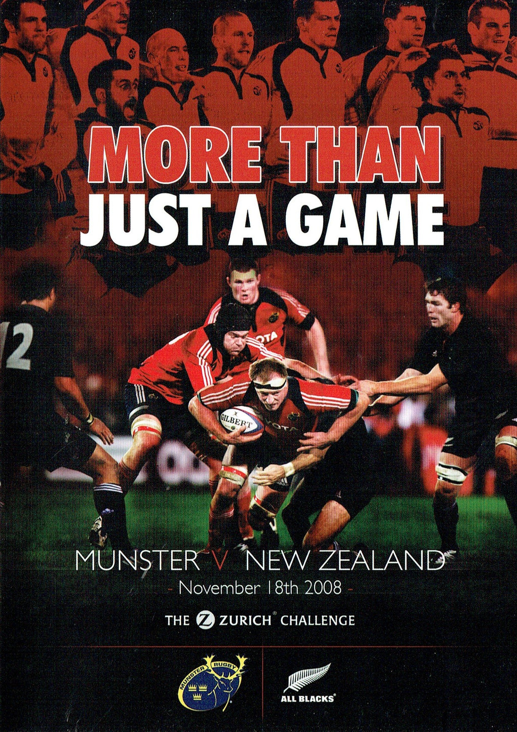 More Than Just A Game: Munster v New Zealand, November 18th 2008 – The Zurich Challenge