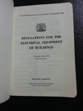 Load image into Gallery viewer, ASEE illustrated guide to the IEE regulations for the electrical equipment of buildings (fourteenth edition 1966)