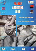 France v Argentina rugby union matchday programme 1998: Stade de la Beaujoire, Nantes, 14 November 1998 – France v Argentine, Fédération Française de Rugby autumn test