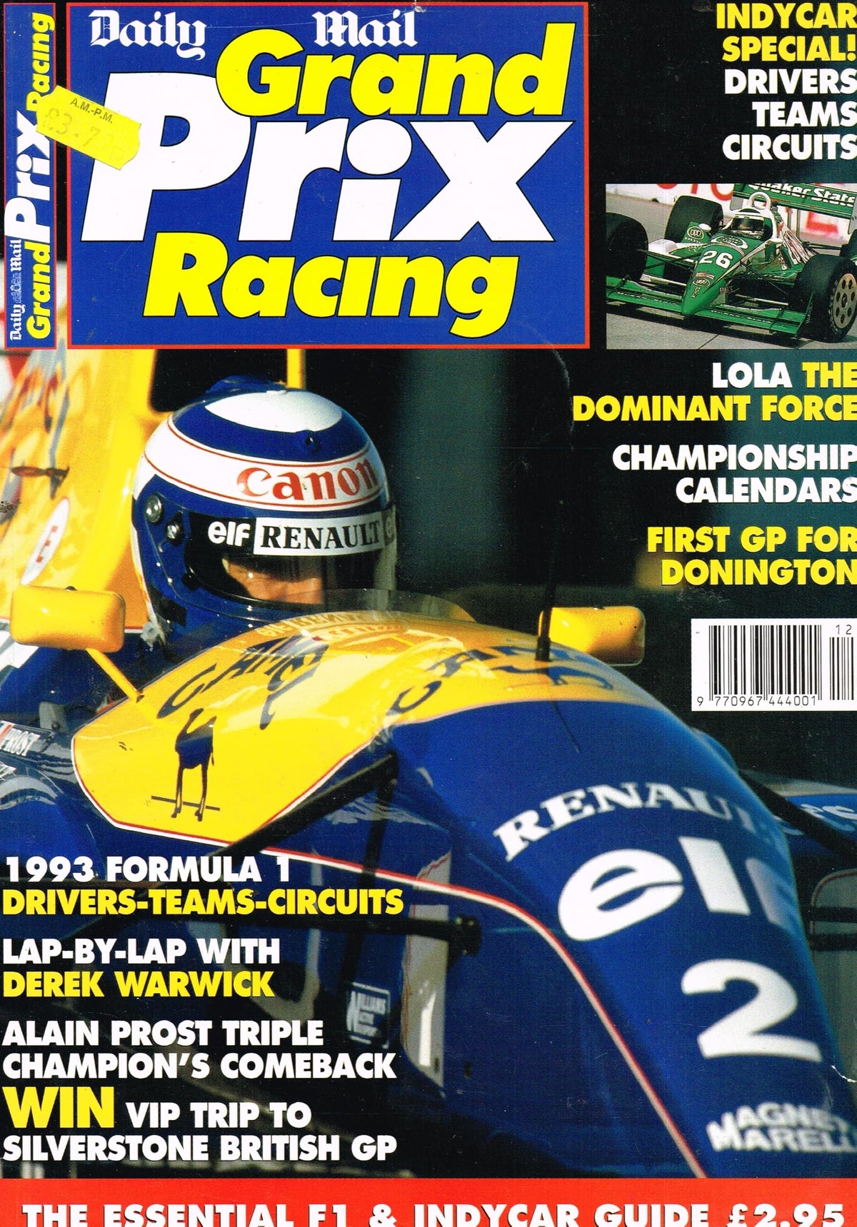Daily Mail Grand Prix Racing: The Essential F1 and Indycar Guide - 1993 Season Preview