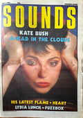 Sounds, 7 June 1986: Kate Bush – Ahead in the Clouds cover; His Latest Flame, Heart, Lydia Lunch, Fuzzbox – UK weekly music paper