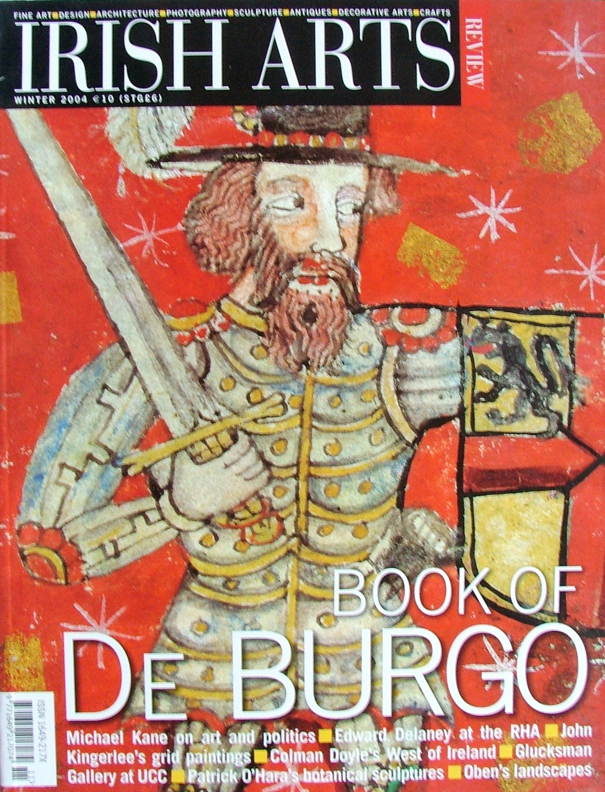 Irish Arts Review Winter 2004 - Book of De Burgo - Vol 21 No.4