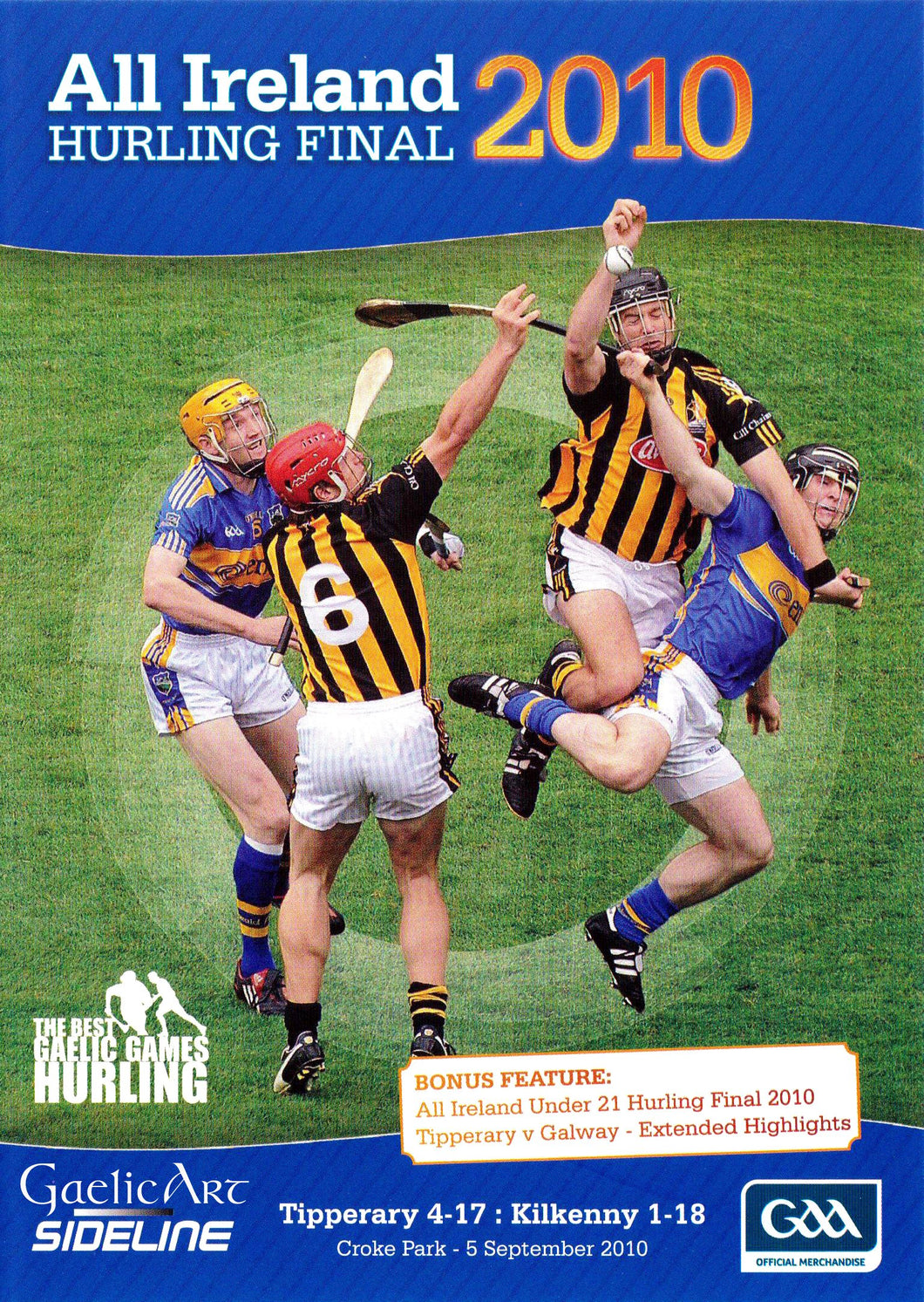 ALL IRELAND HURLING FINAL 2010 TIPPERARY V's KILKENNY 2010