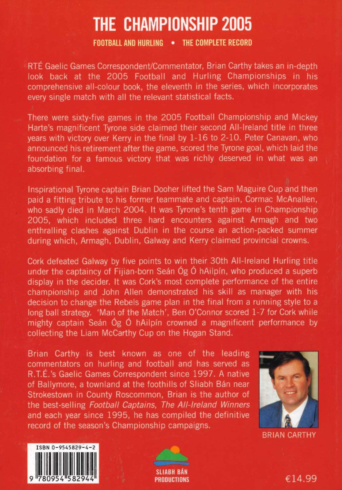 The Championship - Football and Hurling The Complete Record 2005