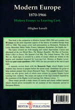 Load image into Gallery viewer, Modern Europe 1870-1966: History Essays for the Leaving Certificate: Higher Level