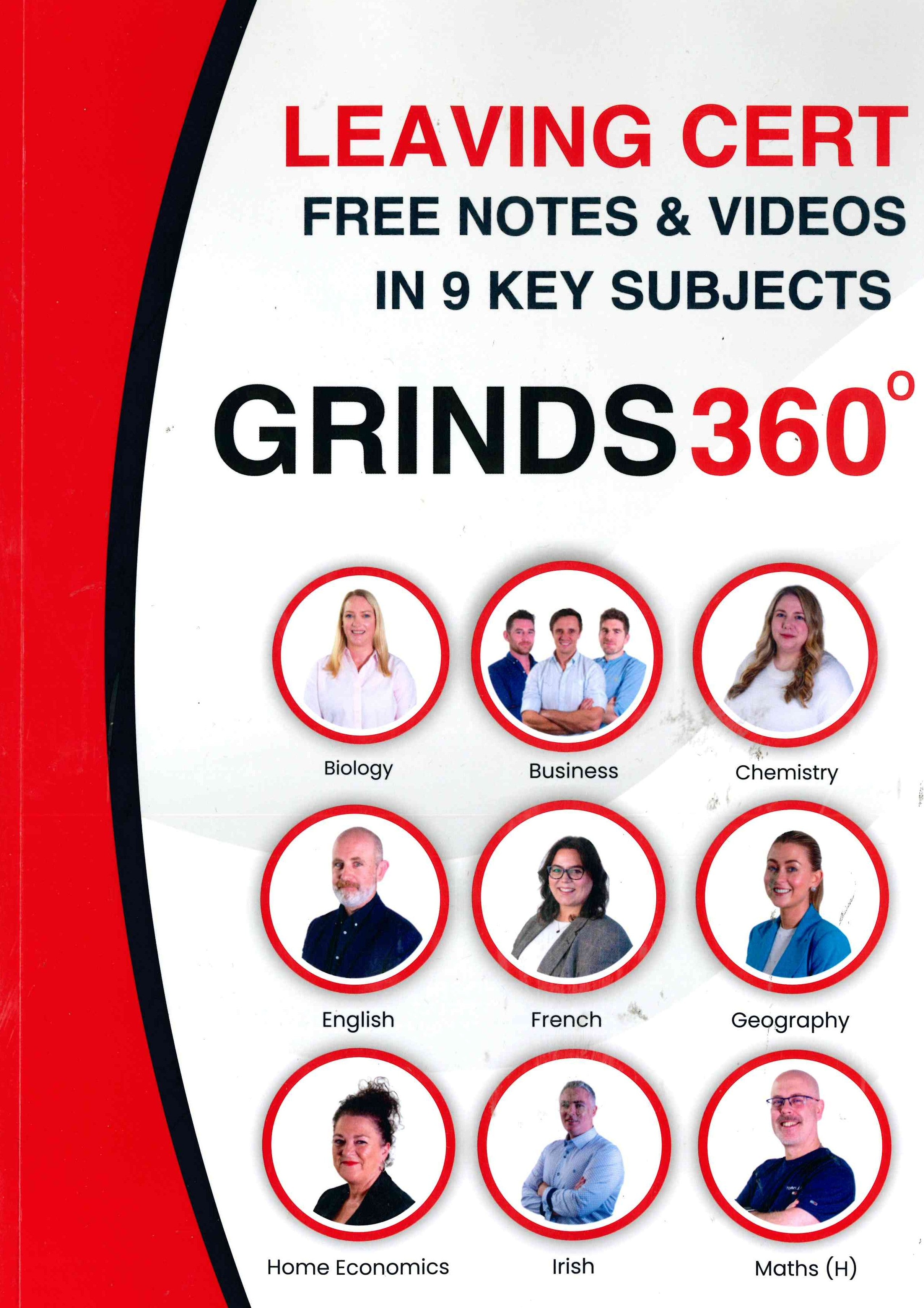 Grinds360 - Leaving Cert - Free notes and Videos in 9 key subjects (Grinds 360)