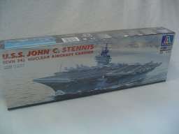U.S.S. John C. Stennis (CVN 74) Nuclear Aircraft Carrier - 1:720 Scale Model Kit