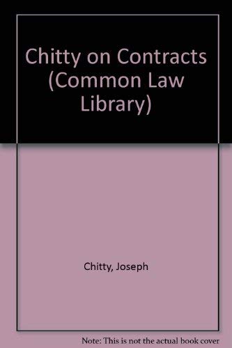 Chitty on Contracts (Common Law Library)