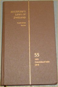 Halsbury's Laws of England: Vol.55