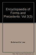 Encyclopaedia of Forms and Precedents: Vol 3(3)