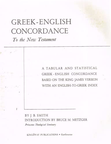 Concordance to the New Testament