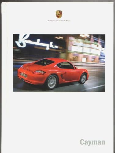 Porsche Cayman 2.7 & Cayman S 3.4 2007-08 UK Market Hardback Sales Brochure